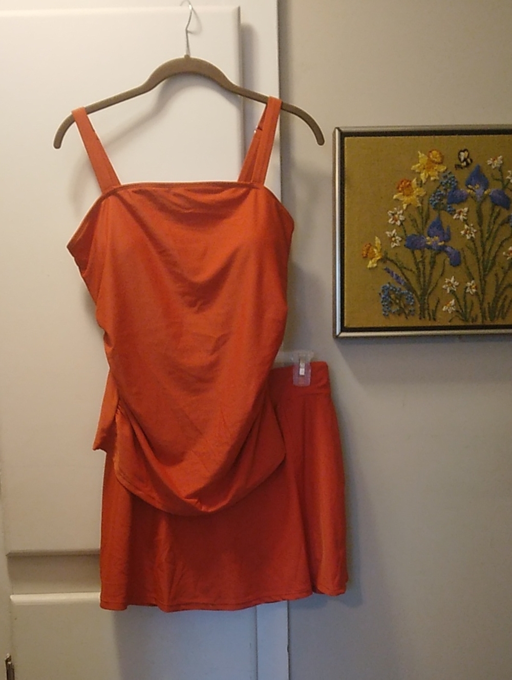 Women’s Orange Swim Pajama Set - Unbranded